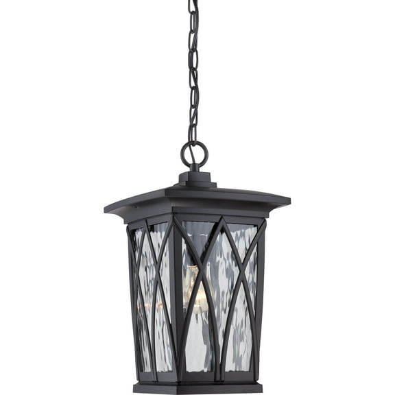 Quoizel GVR1910K Grover Outdoor Lantern in Mystic Black