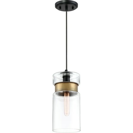 Quoizel Gathering 6" Pendant Light in Mystic Black