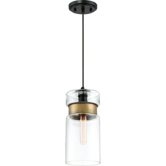 Quoizel Gathering 6" Pendant Light in Mystic Black
