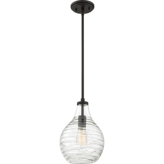 Quoizel Genie 9" Pendant Light in Old Bronze