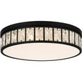 thumbnail image 1 of GIB1615MBK Quoizel Lighting Gibson - 31W LED Flush Mount In Modern Style-3.5 Inches Tall and 14.75 Inches Wide-Matte Black Finish, 1 of 6