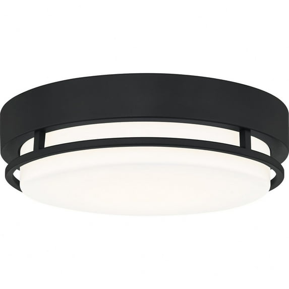 Quoizel Hale Integrated LED Earth Black Flush Mount