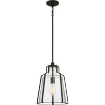 Quoizel Haverford 13" Pendant Light in Rustic Black