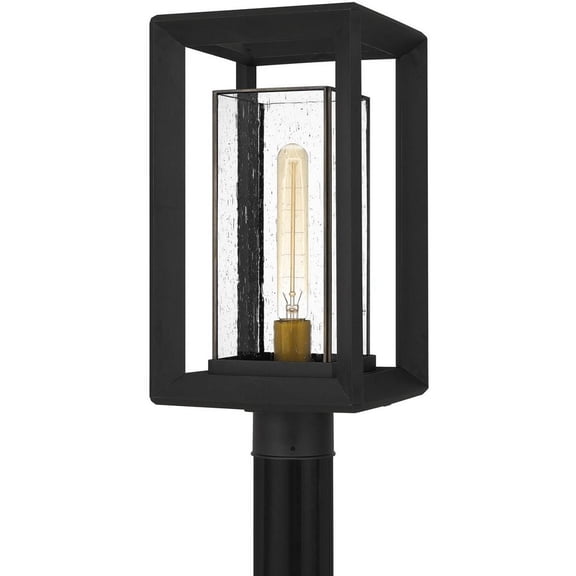 INF9009EK-Quoizel Lighting-Infinger - 1 Light Outdoor Post Lantern made with Coastal Armour