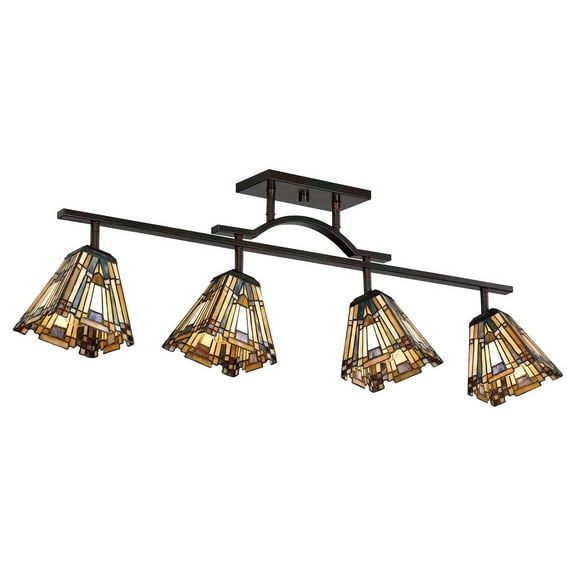 Quoizel Inglenook 42" 4-Light Fixed Track in Valiant Bronze