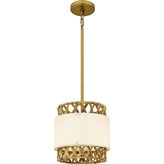 KAT1510BRG Quoizel Lighting Kate - 1 Light Mini Pendant-10.25 Inch Tall and 10 Inch Wide
