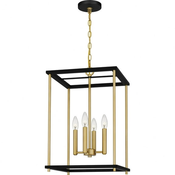 Quoizel Kynwyd 4-Light Matte Black Pendant - Matte Black