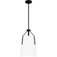 thumbnail image 1 of Quoizel Piccolo Pendant 1-Light Pendant in Matte Black, 1 of 10