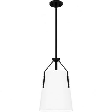 Quoizel Faye 1-Light Matte Black Pendant Light
