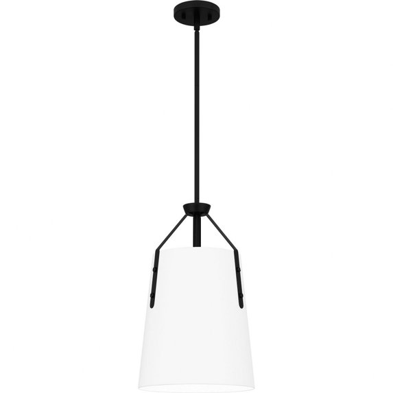 Quoizel Piccolo Pendant 1-Light Pendant in Matte Black