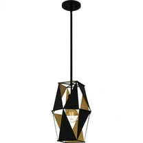 Quoizel Wren 1-Light Matte Black Mini Pendant Light