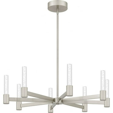 PCADR5030BN-Quoizel Lighting-Adler - 8 LED Chandelier In Contemporary Style-7.5 Inches Tall and 30 Inches Wide-Brushed Nickel Finish