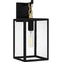 Quoizel Anchorage 1-Light Matte Black Outdoor Wall Lantern