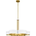 thumbnail image 1 of Balsam 6-Light White Lustre Chandelier, 1 of 3
