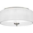 thumbnail image 1 of Blanche 3-Light Brushed Nickel Flush Mount Light, 1 of 4