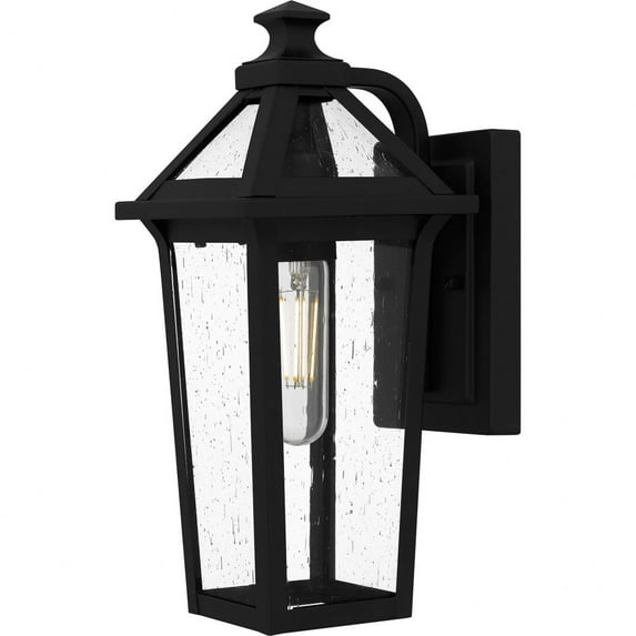 BLV8406MBK-Quoizel Lighting-Boulevard - 1 Light Outdoor Wall Lantern-13 Inches Tall and 5.75 Inches Wide