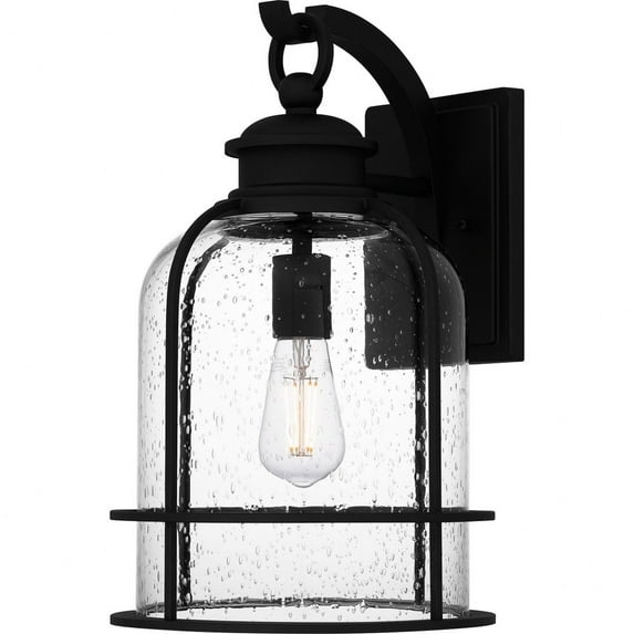 BWE8410EK Quoizel Lighting Bowles - 1 Light Outdoor Wall Lantern In Industrial Style-16.5 Inches Tall and 10 Inches Wide