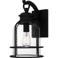 thumbnail image 1 of Quoizel Bowles 1-Light Earth Black Outdoor Wall Lantern, 1 of 7