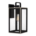 thumbnail image 1 of Matte Black One Light Outdoor Wall Mount from the Bramshaw Collection, 1 of 2