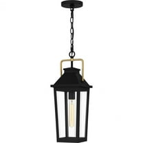 BUK1907MBK Quoizel Lighting Buckley - 1 Light Outdoor Hanging Lantern In Traditional Style-21 Inches Tall and 7.5 Inches Wide