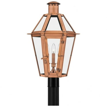 Quoizel Lighting - Burdett - 3 Light Outdoor Post Lantern In Traditional