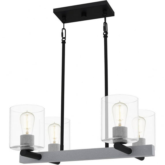 Quoizel Lighting - Caldwell - 4 Light Linear Chandelier In Transitional Style-8
