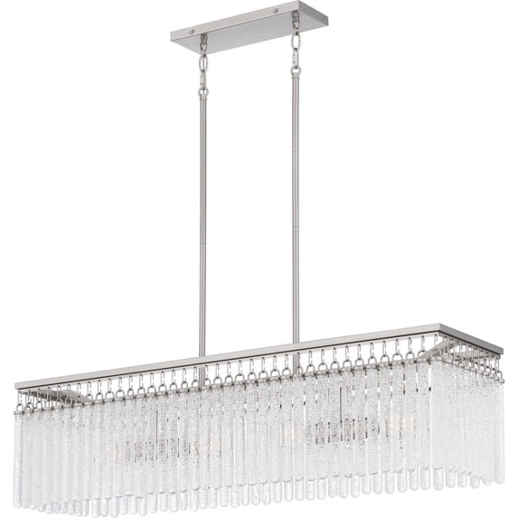 Quoizel Lighting - Camilla - 4 Light Linear Chandelier In Glam Style-10.25