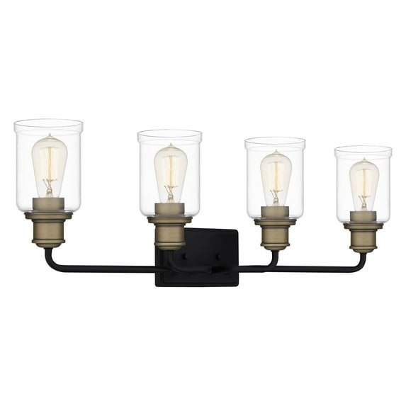 Quoizel Lighting - Cox - 4 Light Bath Vanity In Transitional Style-10.5 Inches
