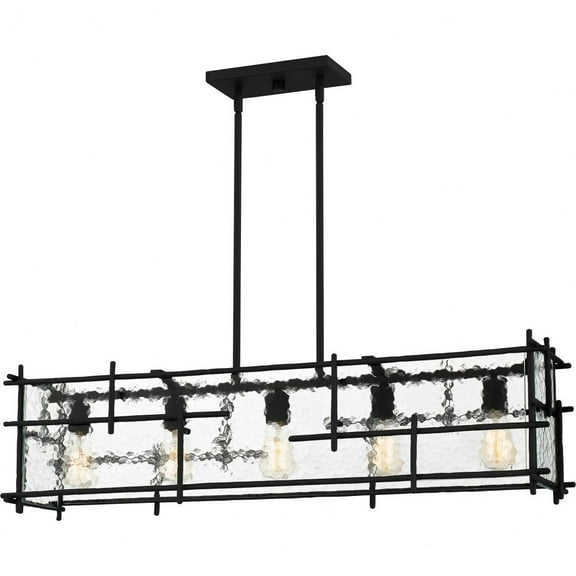 Quoizel Lighting - Daphne - 5 Light Linear Chandelier In Industrial Style-10.25