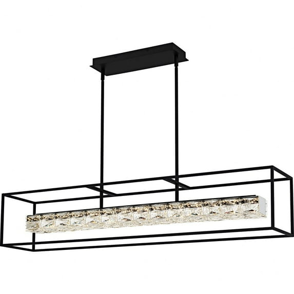 Quoizel Lighting - Dazzle - 38W LED Linear Chandelier-10.25 Inch Tall and 48