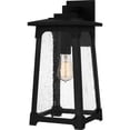 thumbnail image 1 of Quoizel Drescher 1-Light Matte Black Outdoor Wall Lantern, 1 of 7