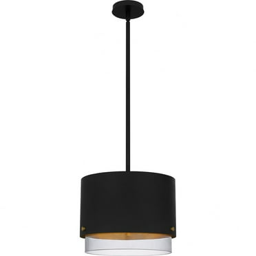 Quoizel Elio 3-Light Matte Black Pendant Light