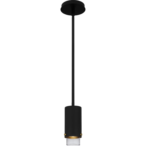 Elio 1-Light Matte Black Mini Pendant Light