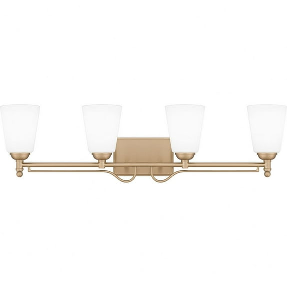 Quoizel Esther 4-Light Bronze Gold Bath Light