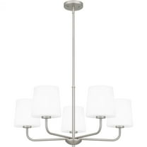 GGR5028BN Quoizel Lighting Gallagher - 5 Light Chandelier-14 Inches Tall and 28 Inches Wide-Brushed Nickel Finish