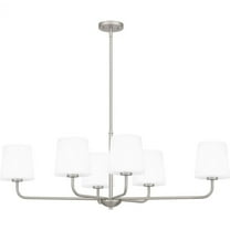 Quoizel Lighting - Gallagher - 6 Light Linear Chandelier-14 Inches Tall and 42