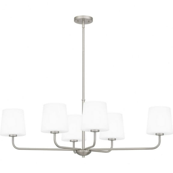 Quoizel Lighting - Gallagher - 6 Light Linear Chandelier-14 Inches Tall and 42