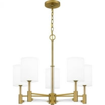GCN5026AB Quoizel Lighting Gretchen - 5 Light Chandelier In Modern Style-21.75 Inches Tall and 26 Inches Wide     -Traditional Installation