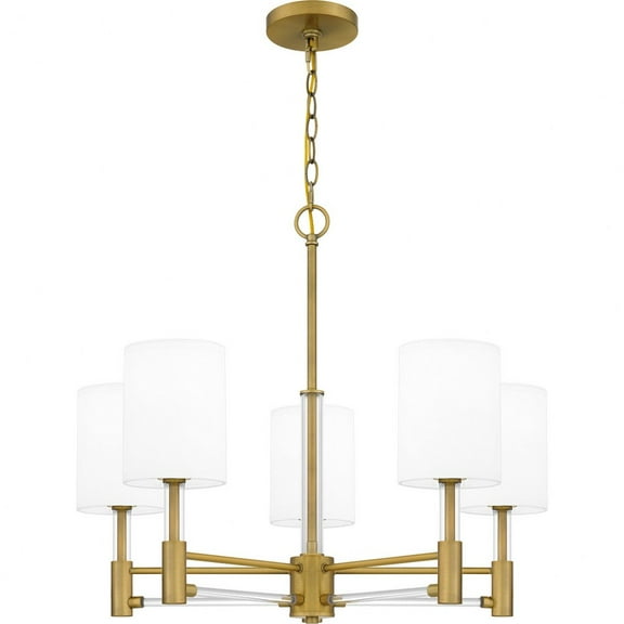 GCN5026AB Quoizel Lighting Gretchen - 5 Light Chandelier In Modern Style-21.75 Inches Tall and 26 Inches Wide     -Traditional Installation
