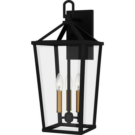Quoizel Lighting - Hull - 3 Light Outdoor Wall Lantern In Traditional Style-22