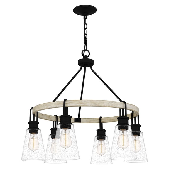 Quoizel Lighting - Kingsbridge - 6 Light Chandelier In Farmhouse Style-25.25