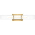 thumbnail image 1 of Gemini 1 - Light Aged Brass Brass Contemporary / Modern - LED Steel Wall Sconce, 1 of 7