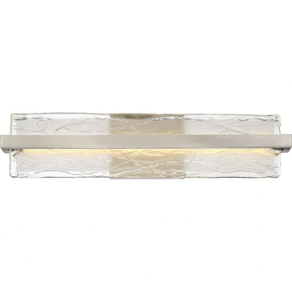 Quoizel Lighting - LED Bath Fixture - Platinum Glacial 1 Light Contemporary Bath