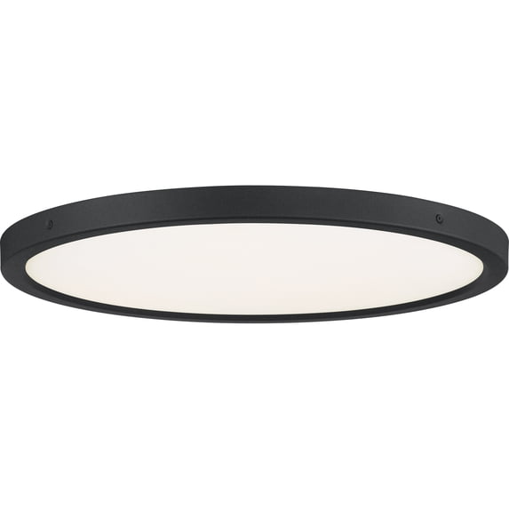 Outskirts Integrated LED Earth Black Flush Mount Light