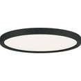 thumbnail image 1 of Quoizel  Outskirts Earth Black 15-inch LED light Flush Mount, 1 of 6
