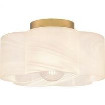 Quoizel Lighting - Lilly - 1 Light Semi-Flush Mount-7.5 Inches Tall and 14