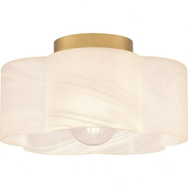 Quoizel Lighting - Lilly - 1 Light Semi-Flush Mount-7.5 Inches Tall and 14
