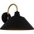 thumbnail image 1 of Quoizel Longshore 1-Light Matte Black Outdoor Wall Lantern, 1 of 7