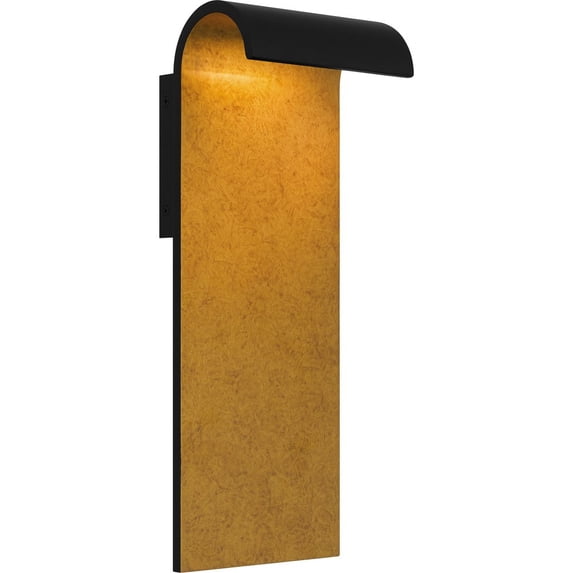 Quoizel Lunar Integrated LED Matte Black Outdoor Wall Lantern