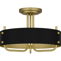 Quoizel Lighting - Madden - 3 Light Semi-Flush Mount In Modern Style-12 Inches